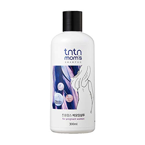 TNTN MOM S - Biotin shampoo for Pregnant women - Hair Growth & Thickening Shampoo | Natural DHT blocker | Anti Hair loss | B-Complex | Sulfate Free | All Hair type | 6.76 oz