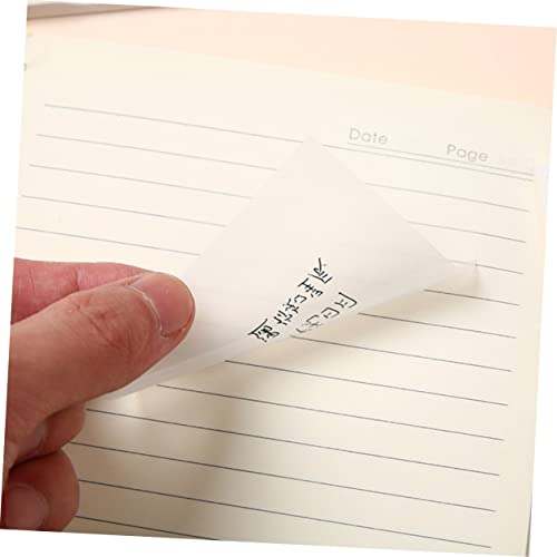 Notes autocollantes transparentes pour rappels de bureau - 4