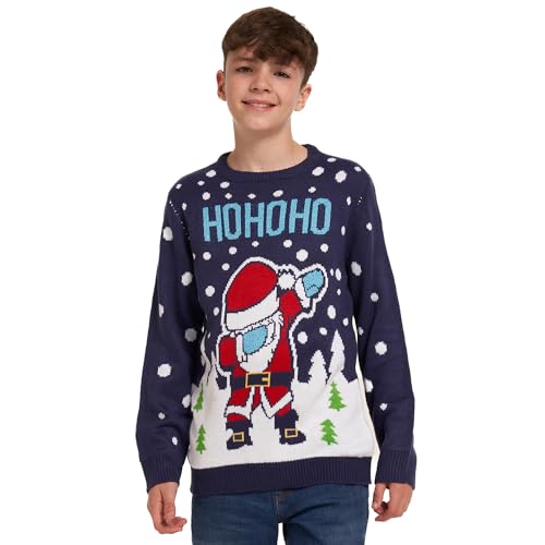 Pull de Noël pour enfant idéal pour la photo de famille et la fête de l'école