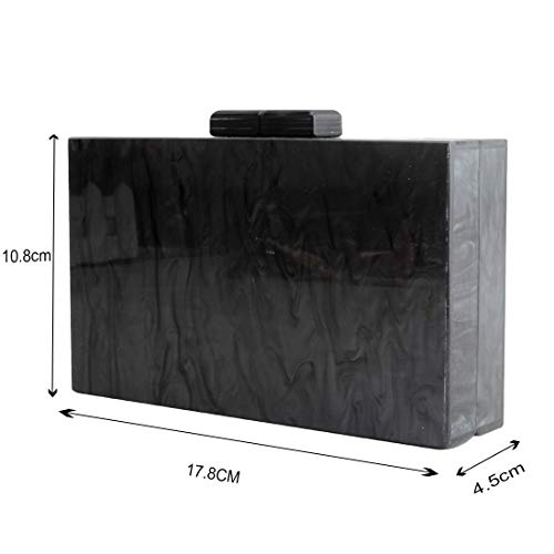 Image of LETODE Acrylic Clutch Bags Purse Perspex Bag Handbags for Women