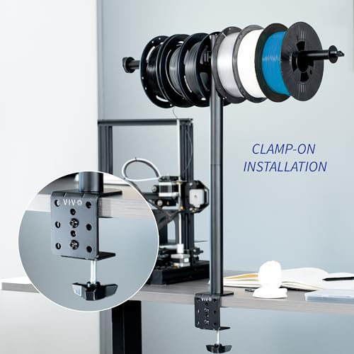 Support de filament en acier VIVO pour 8 bobines d'imprimante 3D réglable STAND-3DRH - 8