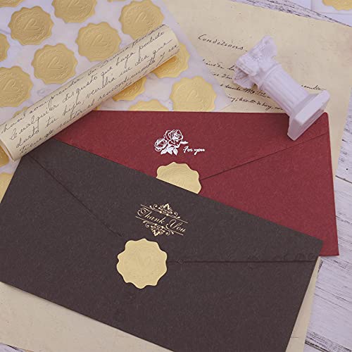 KINBOM 300 Pezzi Adesivi Sigilli Busta a Cuore