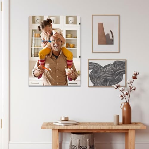 GZZFXXD Personalized Custom 40''x60'' Canvas Prints with Your Photo/your Image Large Wallart Wall Decor for Bedroom Dining room Living room Children's room(Unframed)