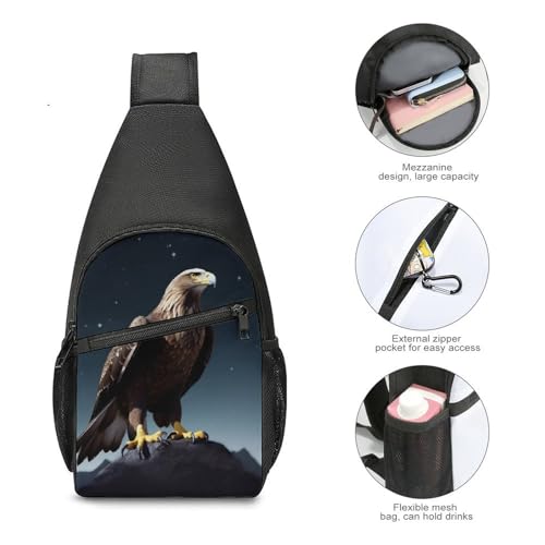 Morrales tipo sling bag para día casual y senderismo miniatura 5