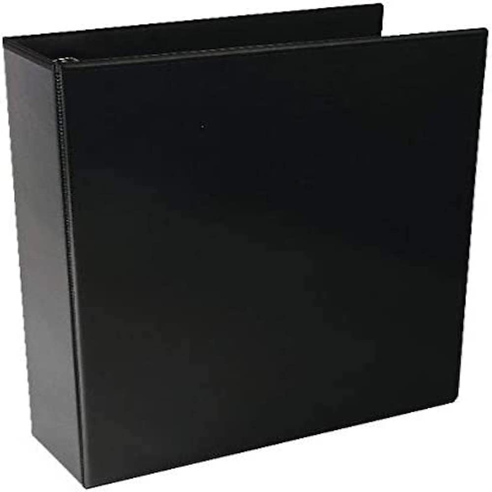 Whitebox 65mm Presentation 4D-Ring Binder - Black