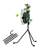 Furlihong 666PBH Pro Tennis Ball Machine, 40 to 68 MPH, Adjustable Launching Angle, Speed and Height