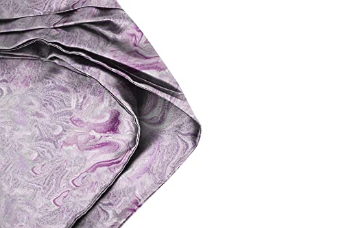 Image of BLACKSMITH Jacquard Microfiber Neckwear Ascot and Matching Pocket Square Set for Men