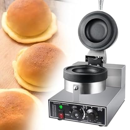 Eastnmythet 4-Zoll-Burger-Maker-Presse, EIS-Burger-Maker 1200 W, antihaftbeschichteter kommerzieller Burger-Wärmer, elektrische Burger-Presse 50–300 °C