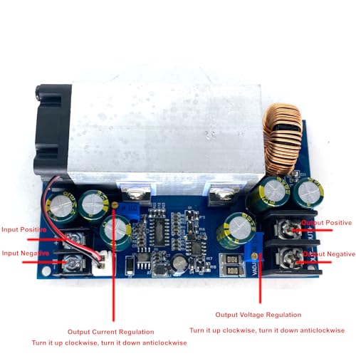 600W 25A Step-Down Adjustable Power Module DC-DC CC CV 12V-75V to 5V 19V 21V 24V 48V Buck Converter Voltage Regulator Module2