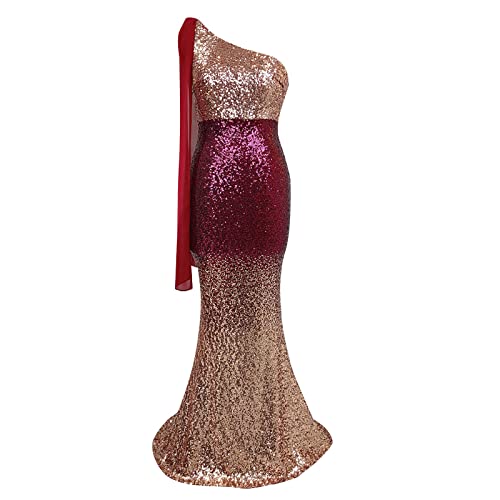 Robe de soirée longue et fluide en dentelle bleue pour mariage et gala