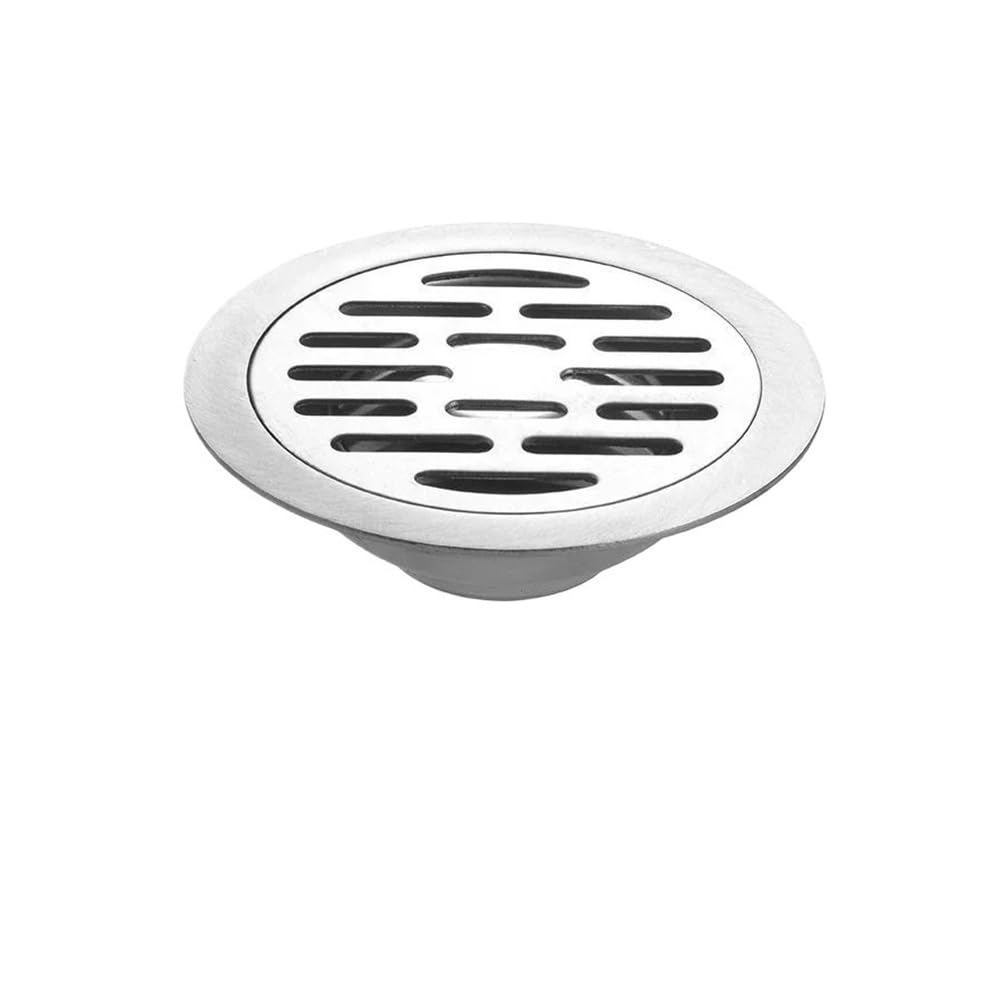 Sunrrafck 10Cm 1Pc Floor Drains Stainless Steel Anti-Odor Drainage Strainer Bathtub Shower Drainer Cover Deodorant Bathroom Fittings