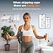LVPIMAN Smart Jump Rope, Wireless Jumping Rope, Supports Game App Interaction, Suitable for Home and Gym exercise, Fitness Skipping Rope, Suitable for Women, Men, Adults and Children Orange