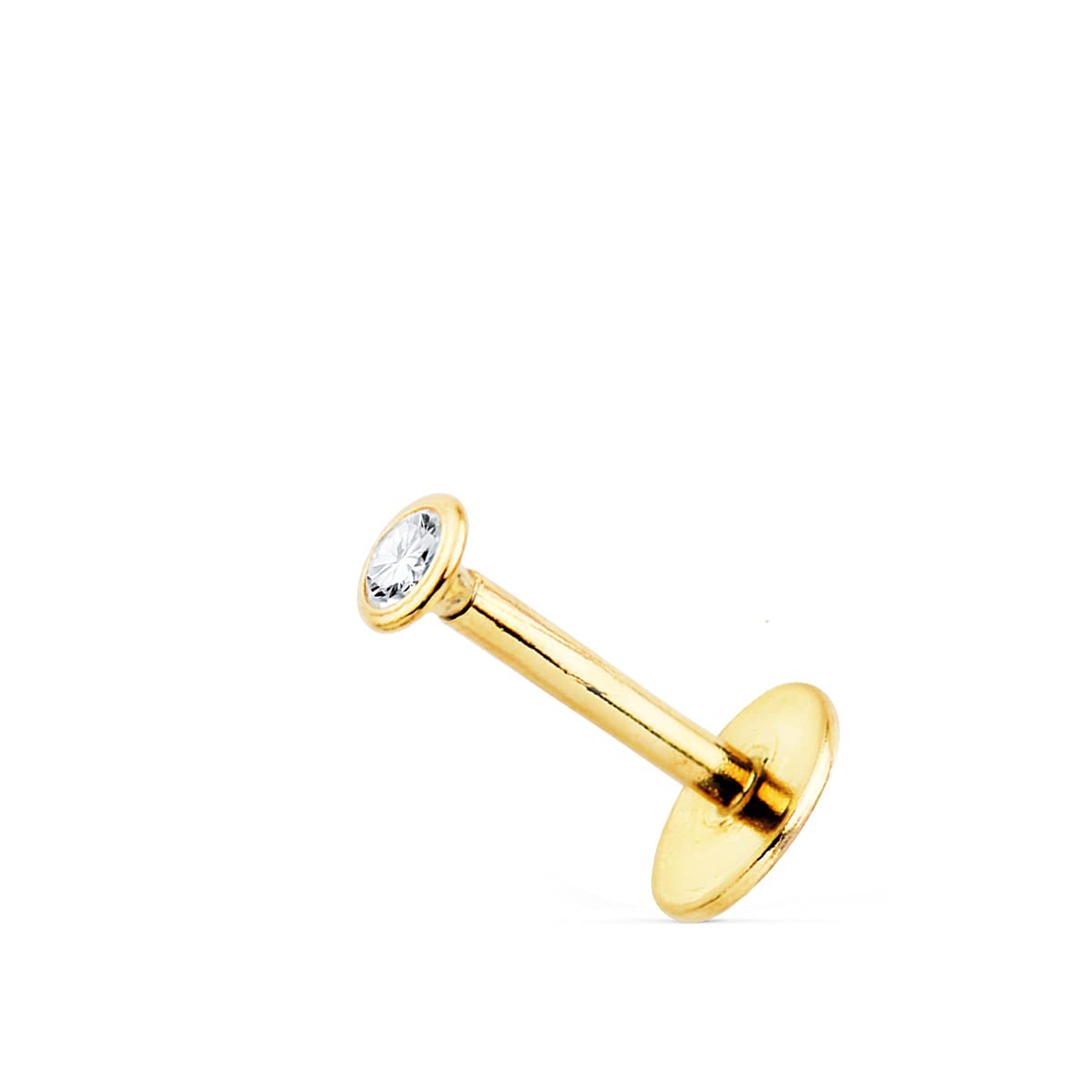 Alda Joyeros Piercing Stud Oro Amarillo 18K Circonita 2,5mm