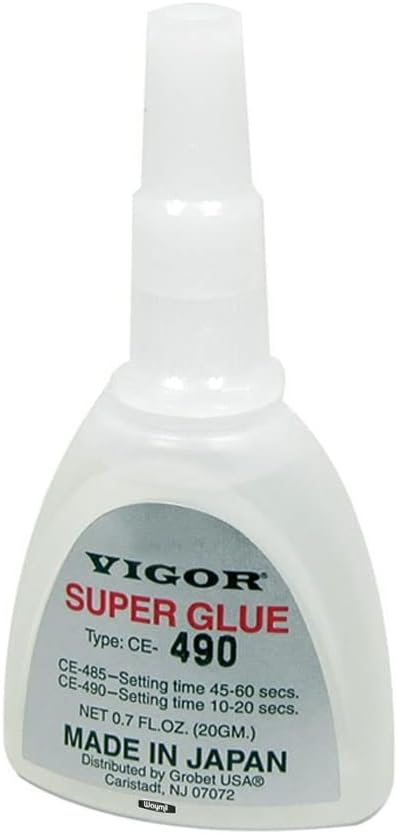 VigorJewelers Super Glue Instant Fast Drying Clear Adhesive 20grams, 10-20sec