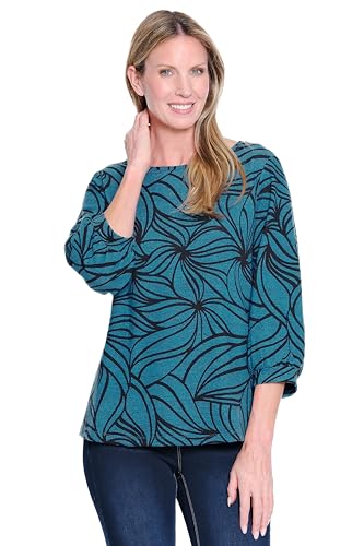 Ali Miles Printed Knit Tunic for Women