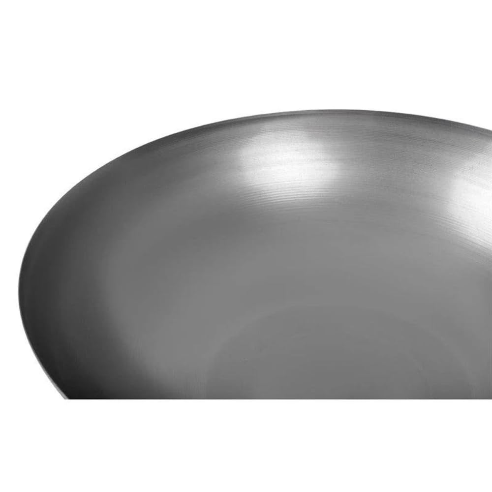 London Wok CT246 Wok rond en acier doux 380 mm x 195 mm