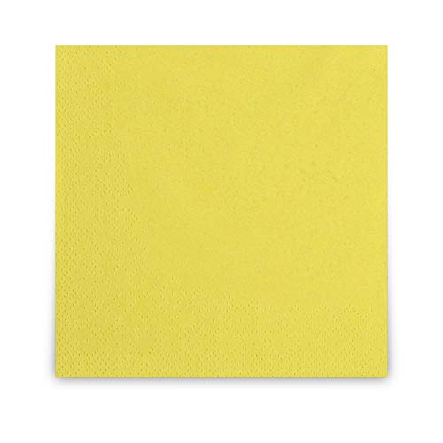 Funny Cocktail Napkins 24 x 24 cm 2-Ply Yellow 6.96 kg