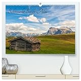  Sehnsucht Seiser Alm (hochwertiger Premium Wandkalender 2026 DIN A2 quer), Kunstdruck in Hochglanz: Impressionen von der einzigartigen Seiser Alm