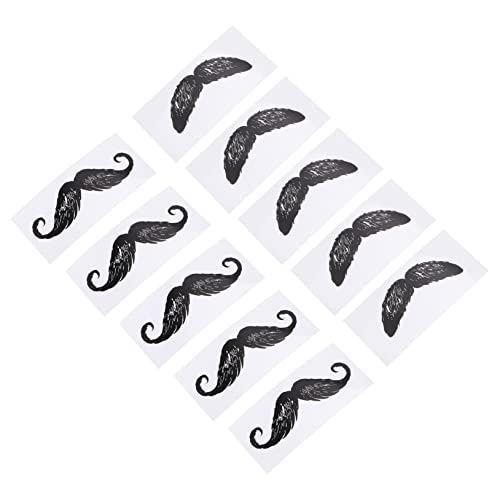 30 Piezas Pegatinas Estilo Barba Eliminación De Bigote Pegatinas Cera De Bigote Pegatinas Limpieza De Bigote Pegatinas Aplicador De Cera Facial En Barra Peludo Hombre