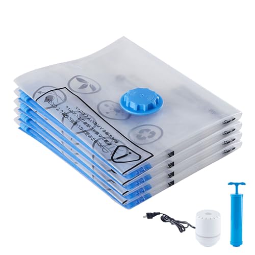 CICINELL ���k�� �ߗވ��k�� �z�c���k�� 4��XXL(120cm×100cm)+�d���|���v+�n���h�|���v �ߗ� �|���@�s�v ���z�� ���s �ƒ�p �^��� vacuum bag �������䂭�� �z�c���[ �|���v ������ �h���E�h�o�E�h�L�E�h�J�r