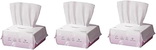 Beaupretty 3 Pacotes De Toalhas Faciais Descartáveis Toalhetes Faciais De Viagem Toalha De Extração Descartável Toalha De Limpeza Lenço De Limpeza Facial Lenço De Papel Úmido E Seco