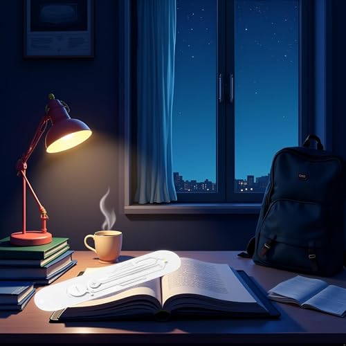 Image of LED Bookmark Light, Clip On, Portable, Novelty with 4000K Color Temperature for Business Trips, Flexible Neck, Dormitories, Classroom, Camping Portable