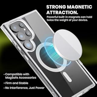 Head Case Designs Licenza Ufficiale AC Milan Logo Grafica Custodia in Gel [Protezione di Grado Militare] Compatibile con Samsung Galaxy S25 Ultra E Compatibile con MagSafe