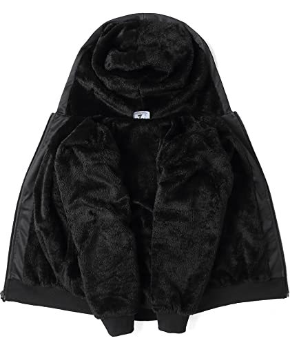 SWISSWELL Boys Hoodie Graphic Fleece Jacket Long Sleeve Sweatshirt Full Zip Coat with Hood Spring Fall Winter Outwear4