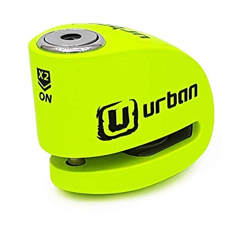 Urban Security UR906X anti-diefstal slot met alarm 120 dB ø6, geel fluor