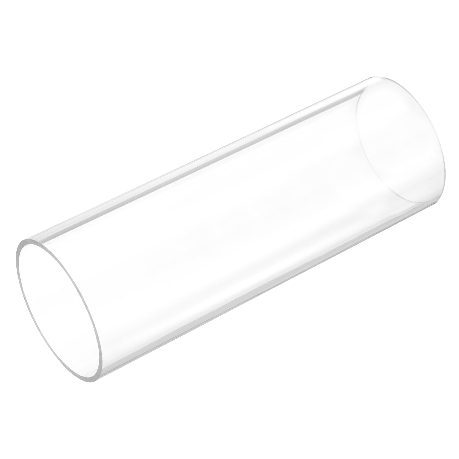 uxcell Rigid Round Clear Tubing 50mm(2") ID x 54mm(2 1/8") OD x 0.5Ft(150mm) Length Plastic Tube