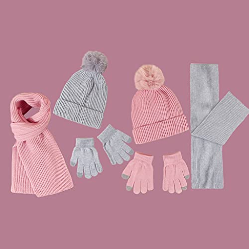 Gorro, bufanda y guantes de invierno para niños de 2 a 7 años 3