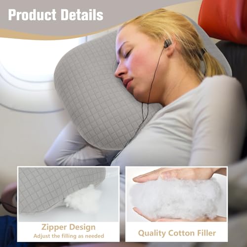 Ear Piercing Pillow for Side Sleepers, Ear Pillows with Holes for Pain, Earring Inflammation Pressure Sores, Cotton Earring Pillow for CNH Side Sleepers