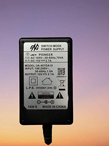 Sandy AC Adapter Power Supply 15V 2.7A 40W Power Adapter (B089WFVPYY) Amazon Price History, Amazon Price Tracker