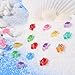 DIYDEC 200pcs Mini Resin Turtles 10 Colors Tiny Turtles for Crafts Glow in The Dark Miniature Turtle Dollhouse Micro Small Animals Figures for Fairy Garden Ocean Party Favor Landscaping Decoration