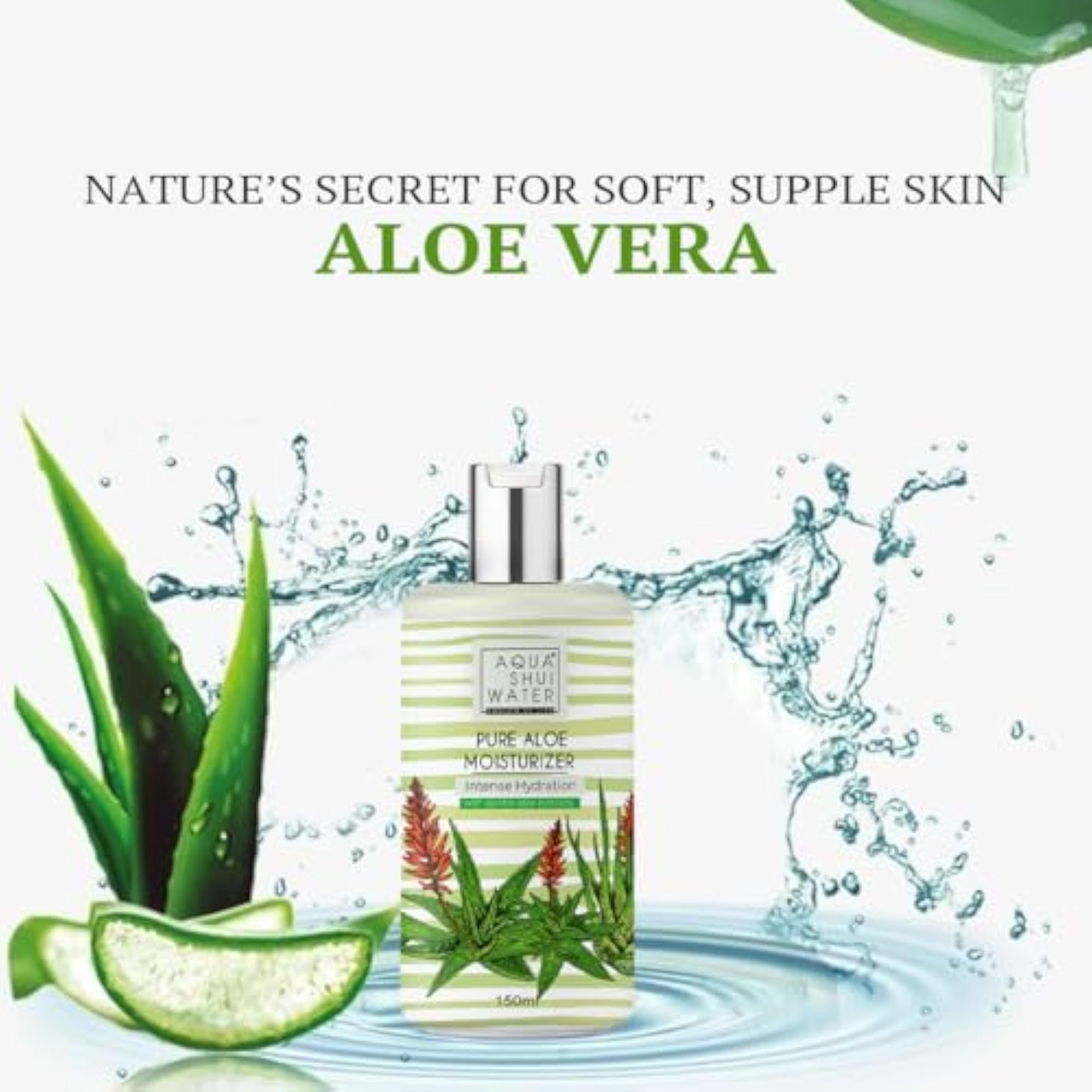 Pure Aloe Moisturizer, 24-Hour Moisturization