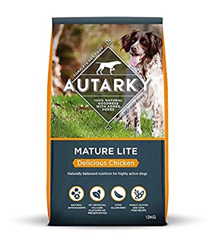 Autarky Hypoallergenic Mature Lite Delicious Chicken Dry Dog Food for Senior Dogs 12 kg