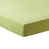 TRAUMSCHLAF Frottee Massageliegenbezug • Spannbezug für Therapieliegen & Massagetische aus Baumwolle • Waschbar bei 60 °C • Weich, Strapazierfähig & Pflegeleicht ca. 65x190 cm, lindgrün