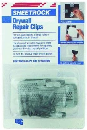 Sheetrock 1.88 ft. L x 1.25 in. W Reinforced Metal White Wall Repair Kit