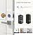 Veise VE027 Built-in Wi-Fi Smart Lock, Fingerprint Keyless Entry Front Door Lock, App Remote Control, No Hub Needed, Keypad Deadbolt with Long Battery Life, IP65 Waterproof, BHMA Grade 3, Matte Black