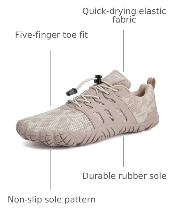 Image of WateLves Water Shoes Mens Womens Beach Swim Shoes Quick-Dry Aqua Socks Pool Shoes for Surf Yoga Water Aerobics