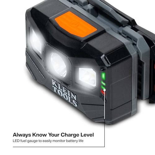Linterna frontal LED para trabajar todo el día con apagado automático Klein Tools 56048 7