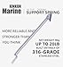 XinKunmarine Boat Hatch Spring Hatch Lid Support Spring/Holder 10-1/4IN (260mm) Stainless-Steel Marine Heavy Duty Hatch Spring Adjuster 2Pcs