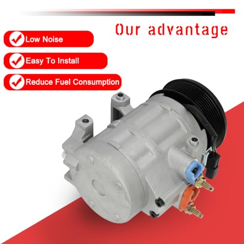 Image of CCIYU AC Compressor w /Clutch for Ford F-550 Super Duty 6.7L 2011-2025