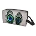 Lootpe Peacock Feather Print Makeup Bag, Portable Travel Makeup Pouch, Toiletry Organizer, Large Make Up Bag For Women