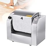 Máquina mezcladora de Masa de Acero Inoxidable, mezcladora de Masa Comercial, mezcladora de Acero Inoxidable 1100/1500w, amasadora con Giro de 90°, Utilizada en panaderías, restaur