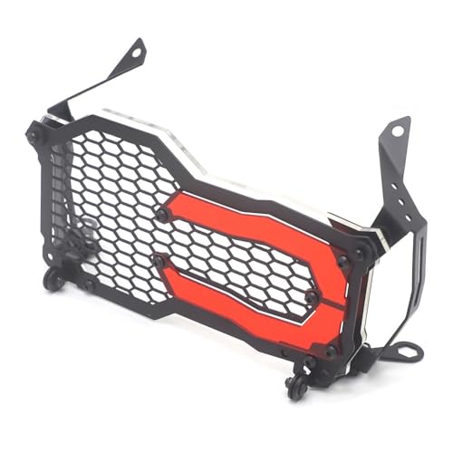 Grille de phare moto pour l'aventure en R1200GS et chemins de terre