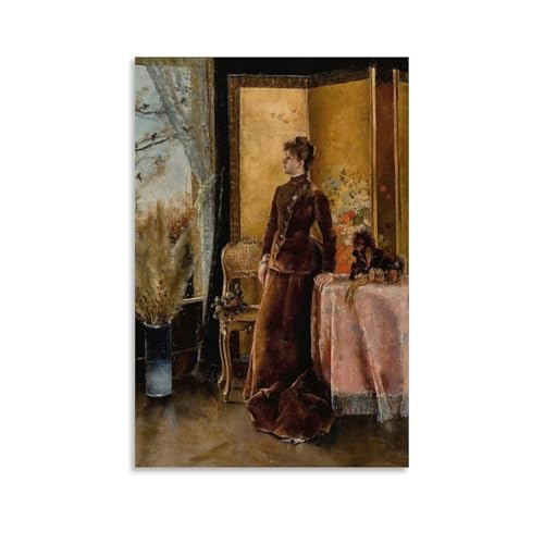 Art mural réaliste Alfred Stevens pour sublimer une chambre élégante