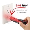 Mr. Pen Voltage Tester, Non Contact AC Voltage Detector, Electric Tester Pen, Red & Black