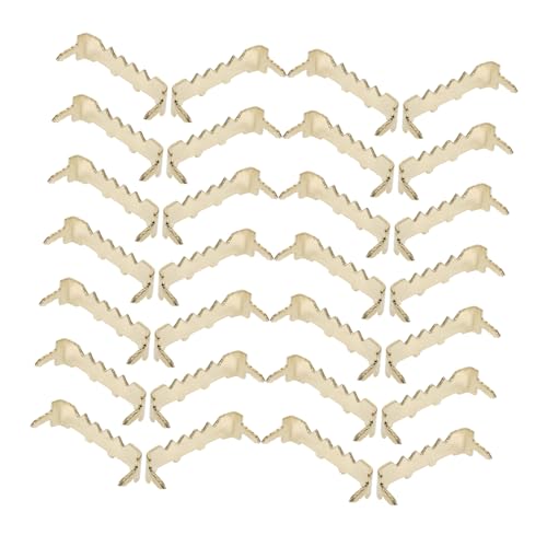 Image of 100pcs Frame Backing Hangers Picture Hangers for Easy Installation for Wall Art and Home Decor Strong Clips for Picture Frames