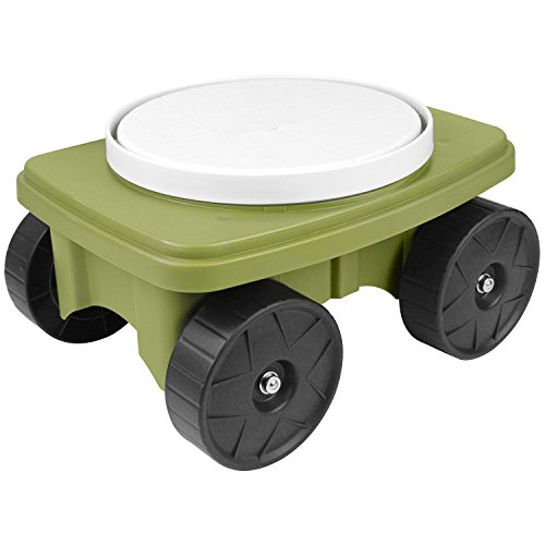 E-Value EGC-5OL Easy Turn Chair, Olive